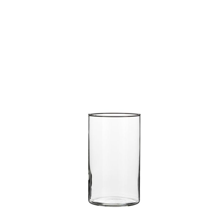 Cylinder glasvase 20 cm høj 12 cm i dia