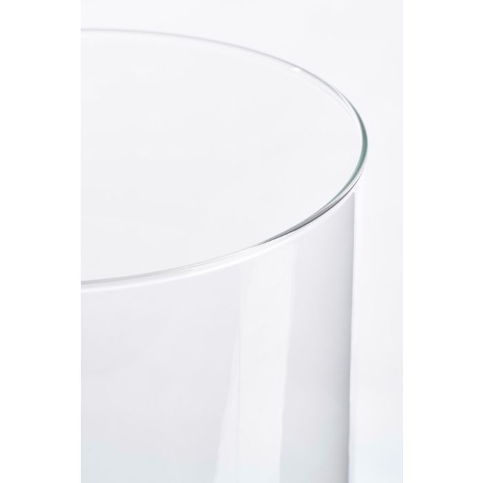 Cylinder glasvase 25 cm høj 12 cm i dia