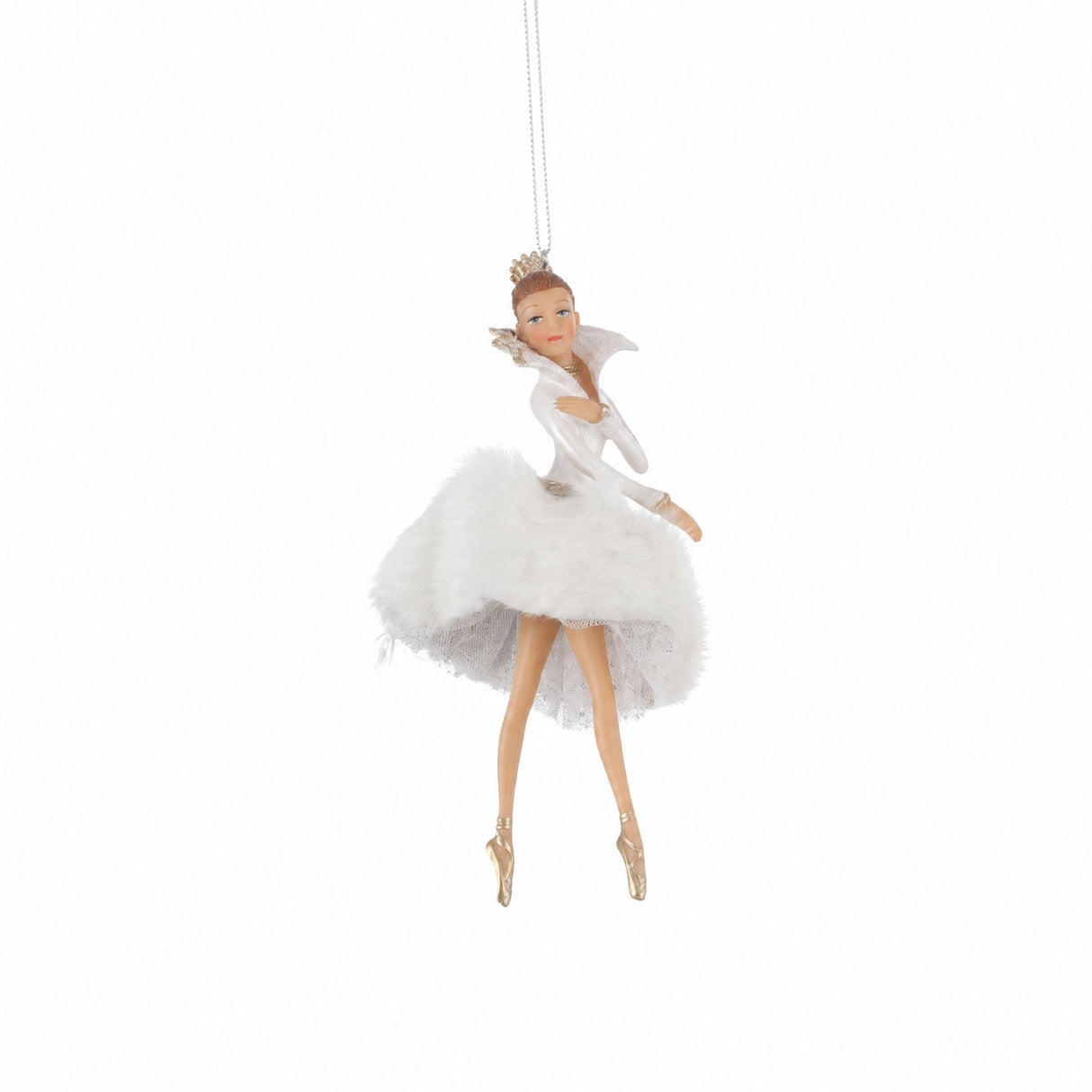 Ballerina med vit klänning
