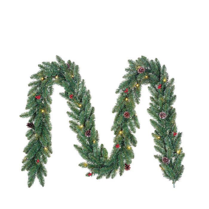Creston granguirlande med lys 270 cm lang