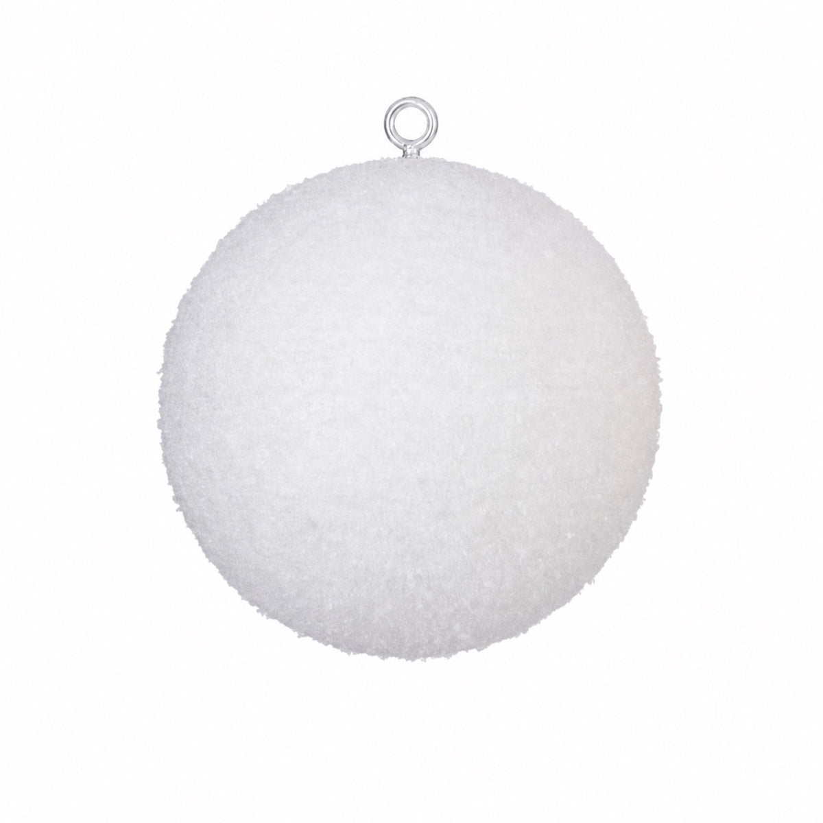 Julgranskulor i frigolit med snö 20 cm i dia