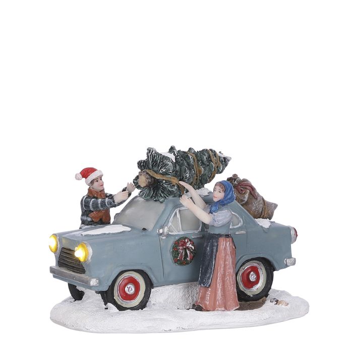 Luville Familie med juletræ