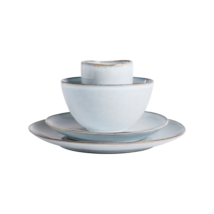 Tabo servicesæt i lysegrå