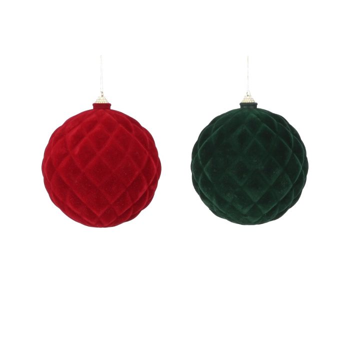 Julekugle i plast 15 cm i diameter