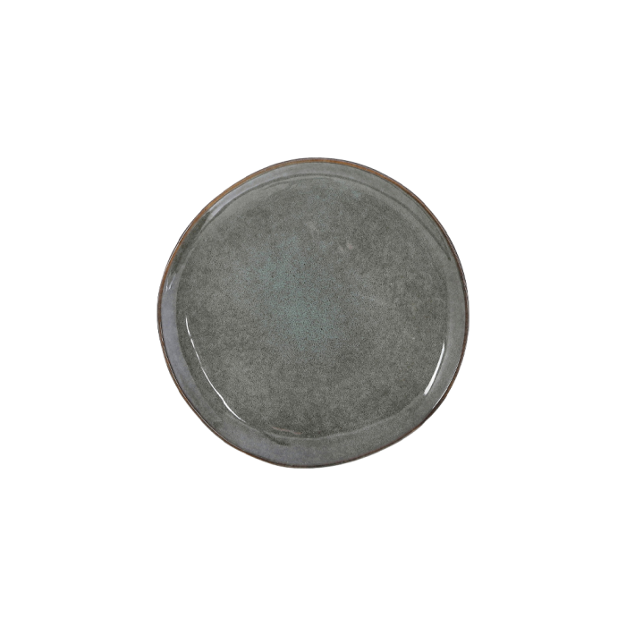 Tabo frokosttallerken i grøn stentøj