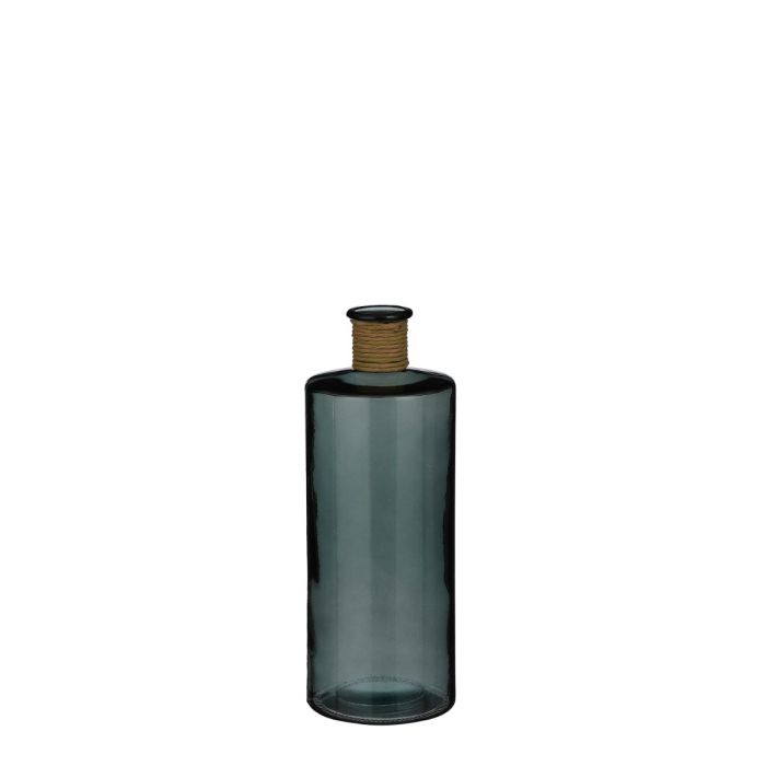 Valery flaskevase i recycled glas grøn