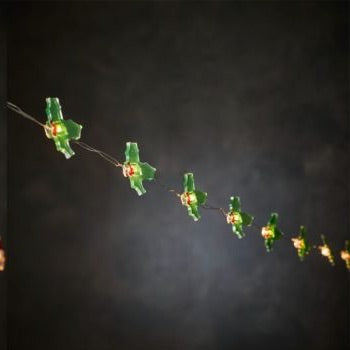 Ljusslinga med julfigurer