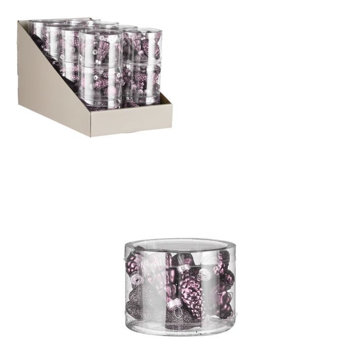 Julekugler Mini-mix lilla