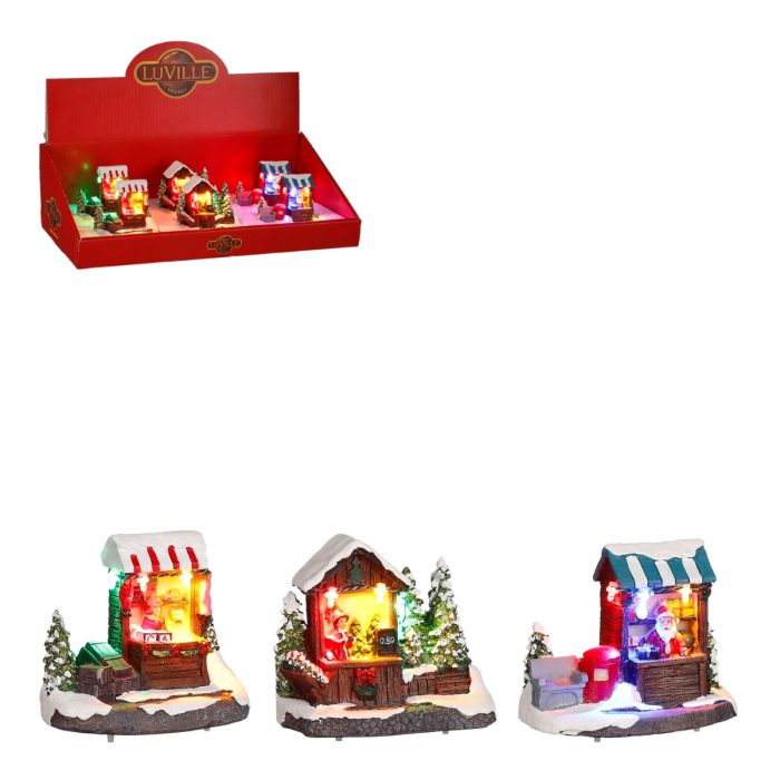 Markedsboder med lys