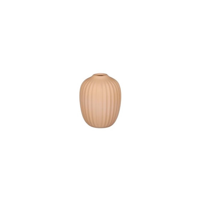 Räfflad vas 10 cm hög