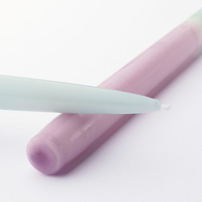 Tynde to-farvede lys lilla/lyseblå 4-pak