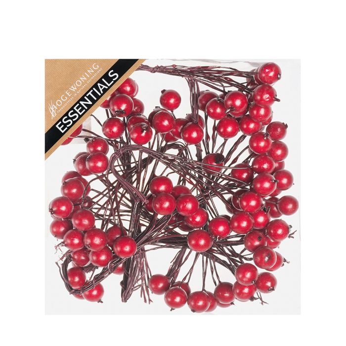 Små bær på wire røde