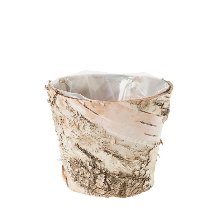 Urtepotte i birkebark dia 12 cm