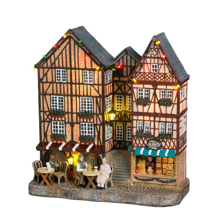 Luville Facader med bager og café