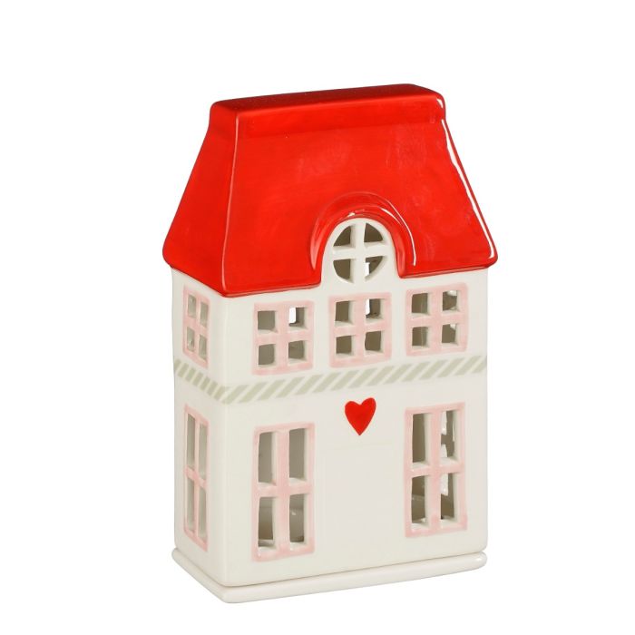 Lyshus med farver 23 cm højt