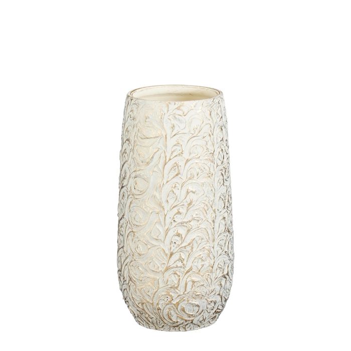 Arthur vase off white 35 cm høj