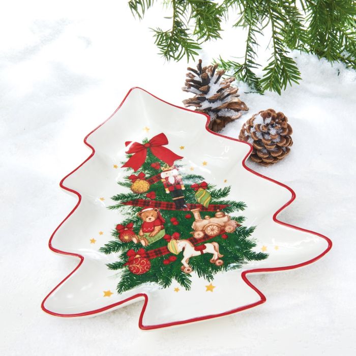 Julestel Fad med juletræ