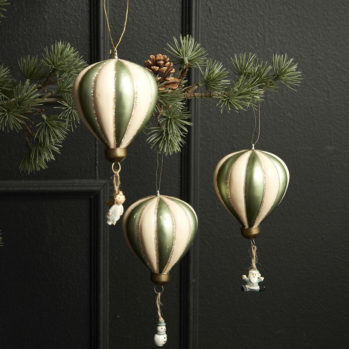 Luftballon med figur lysegrøn