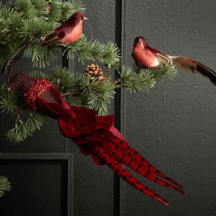 Fugl på klips 16 cm lang