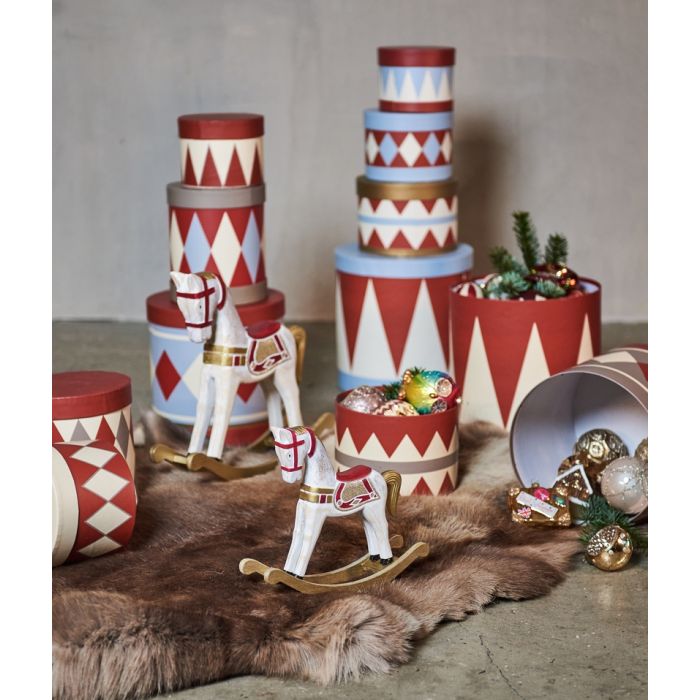 Sæt med 3 runde æsker