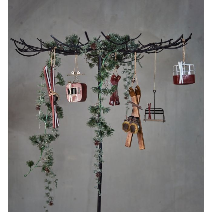 Ski til dekoration 23 cm lange