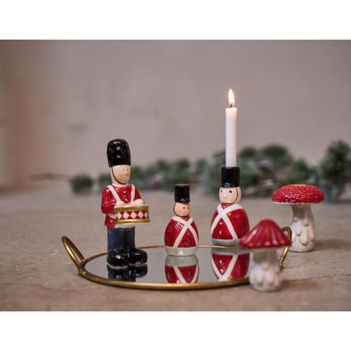 Svamp i keramik til kertelys