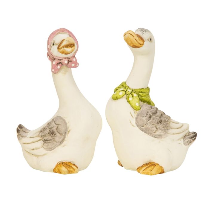 Gås med tørklæde 19 cm høj