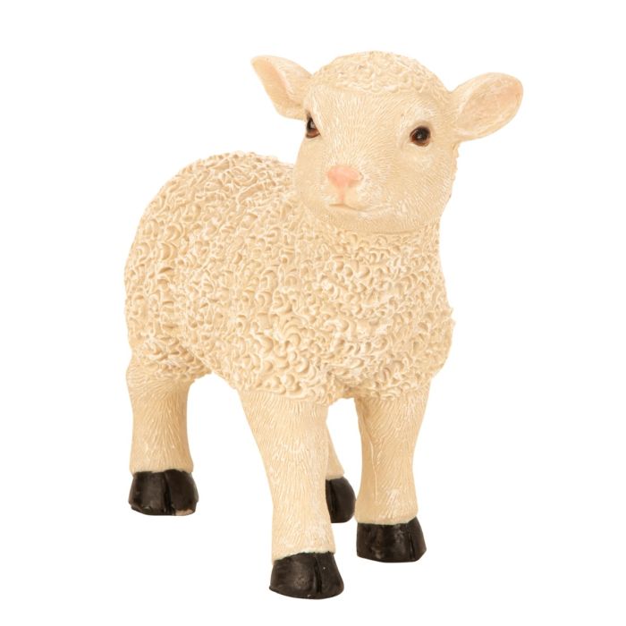 Påskelam beige 17 cm højt