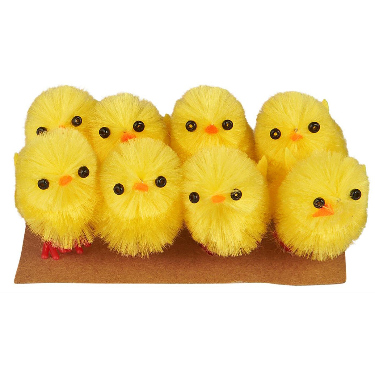 Påskekyllinger chenille 8-pak fra Ib Laursen