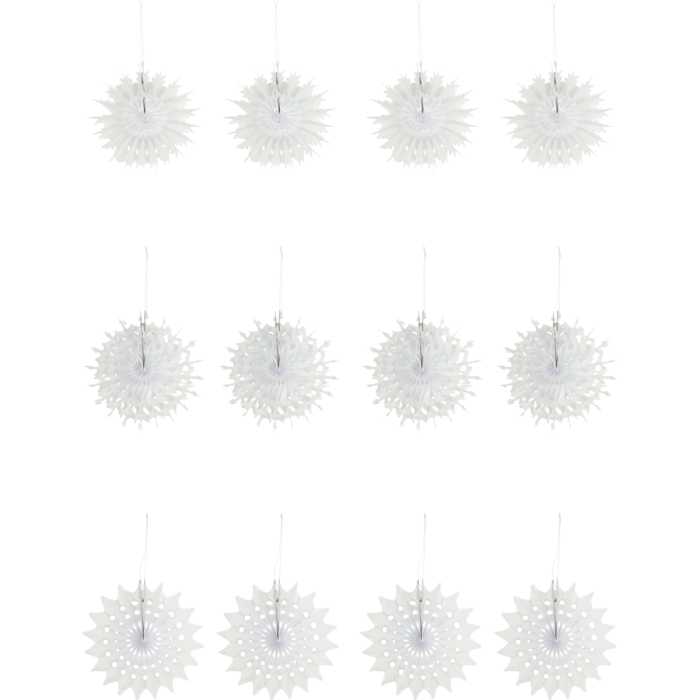 House Doctor pappersdekoration 15 cm i dia 12-pack