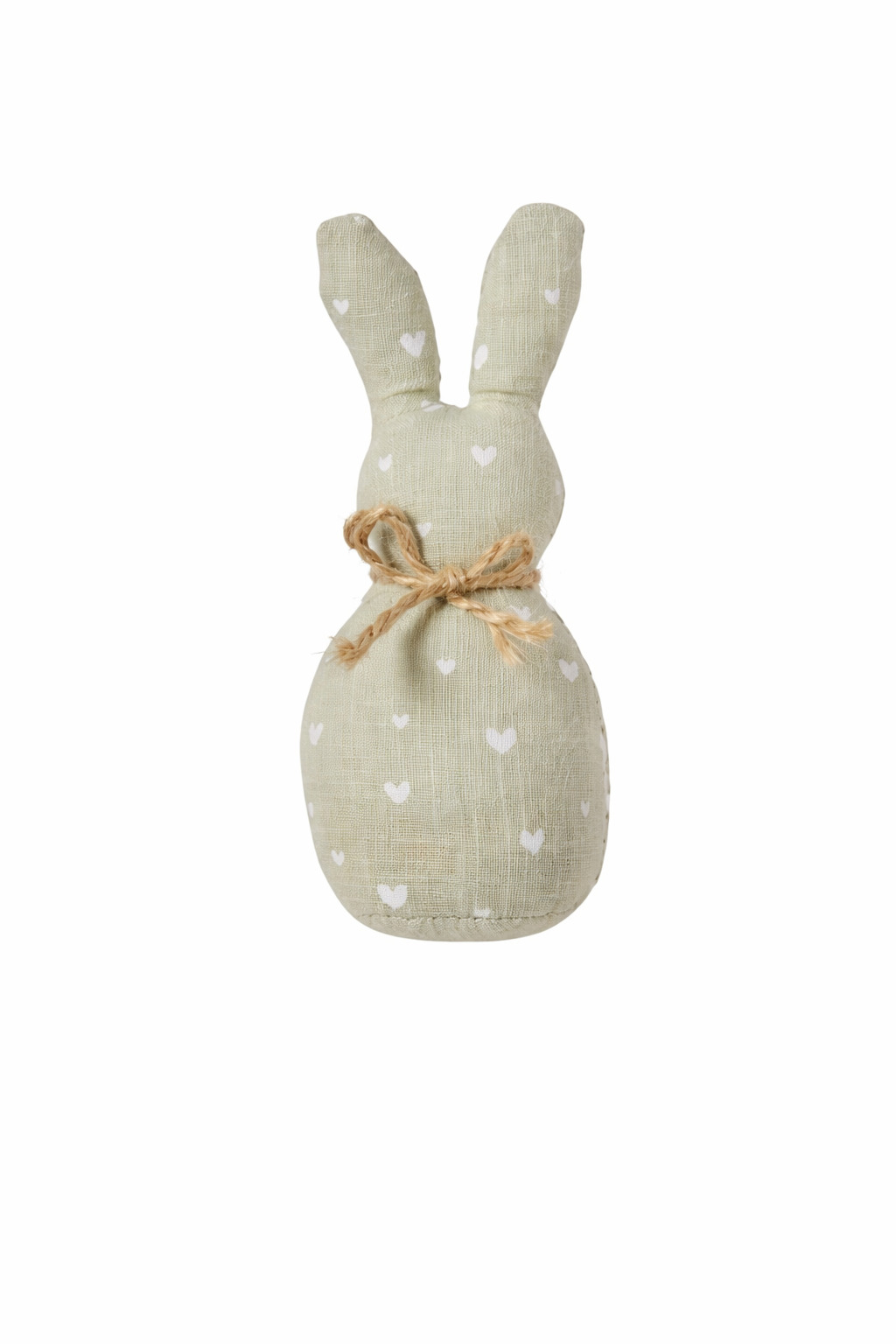 Ib Laursen Påskehare i stof med hvide hjerter