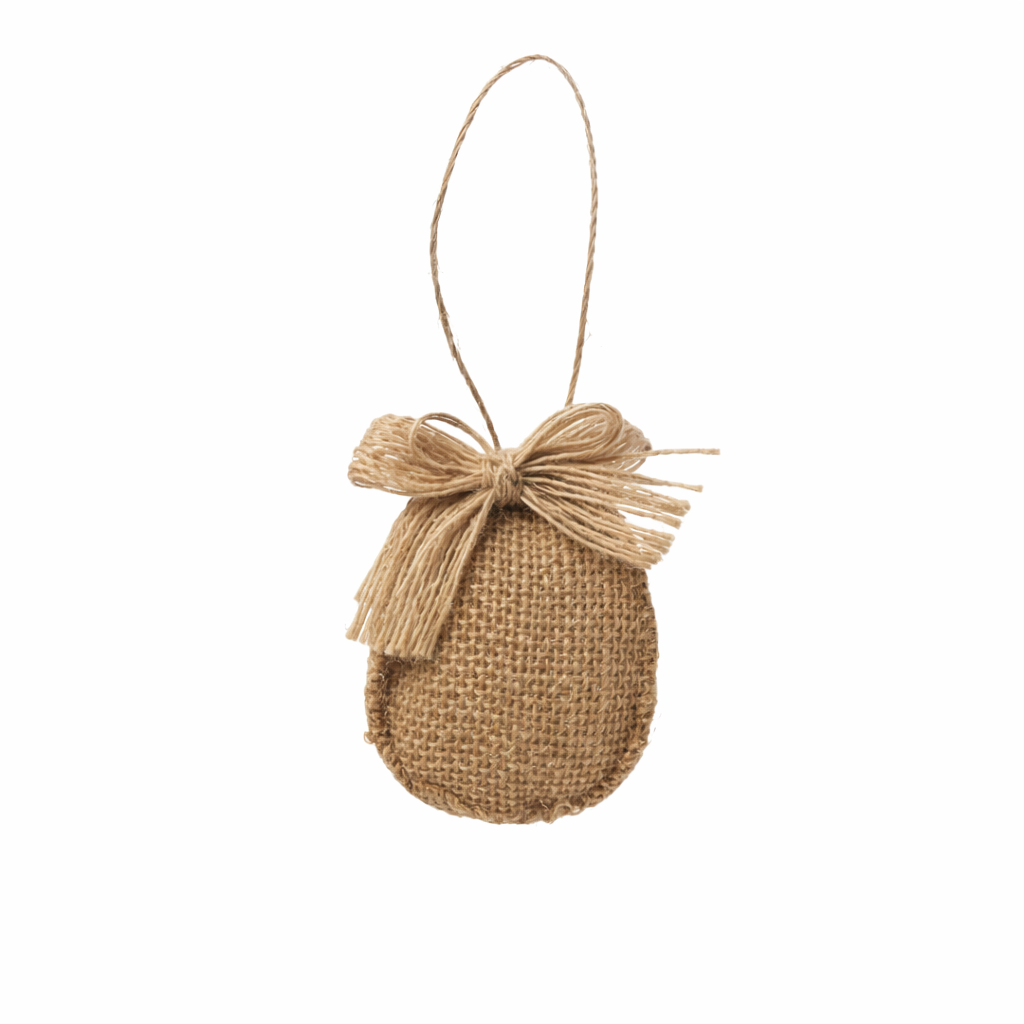 Påskeæg i stof natur