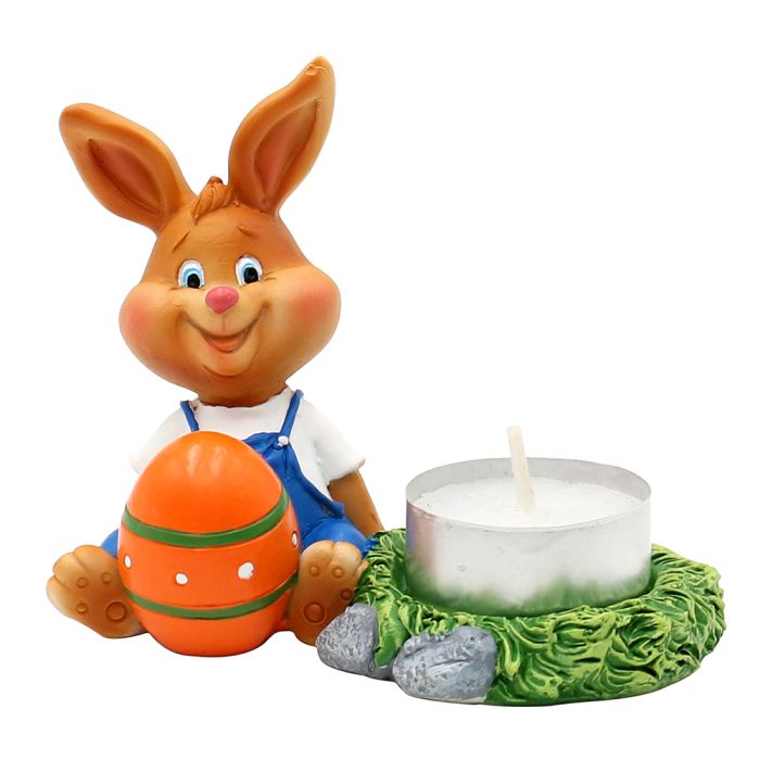 Påskehare med lysestage