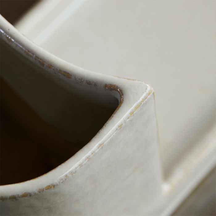 Meraki Datura børste og sæbeholder set oppe fra