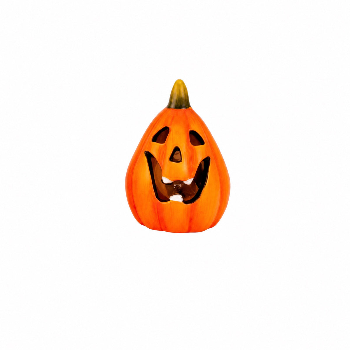 Pumpa med LED-ljus 8 cm hög