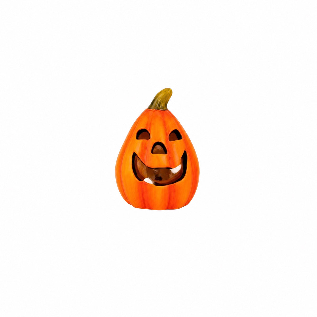 Pumpa med LED-ljus 8 cm hög