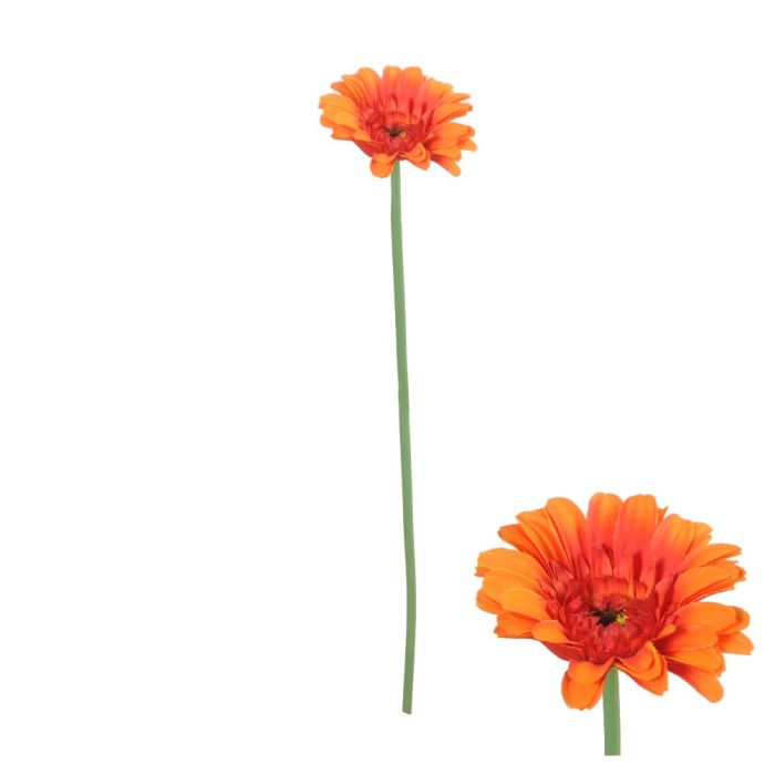 Gerbera blomsterstjälk orange 55 cm