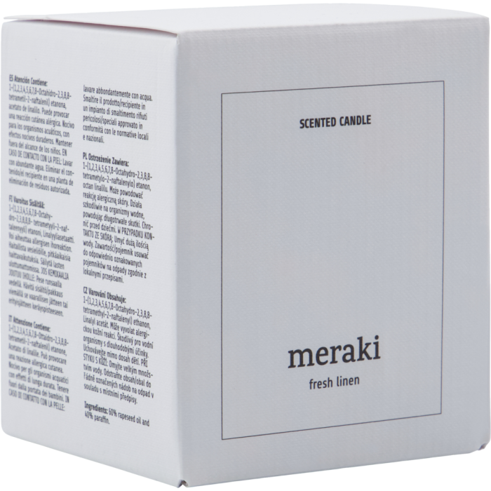 Meraki Duftlys Fresh Linen