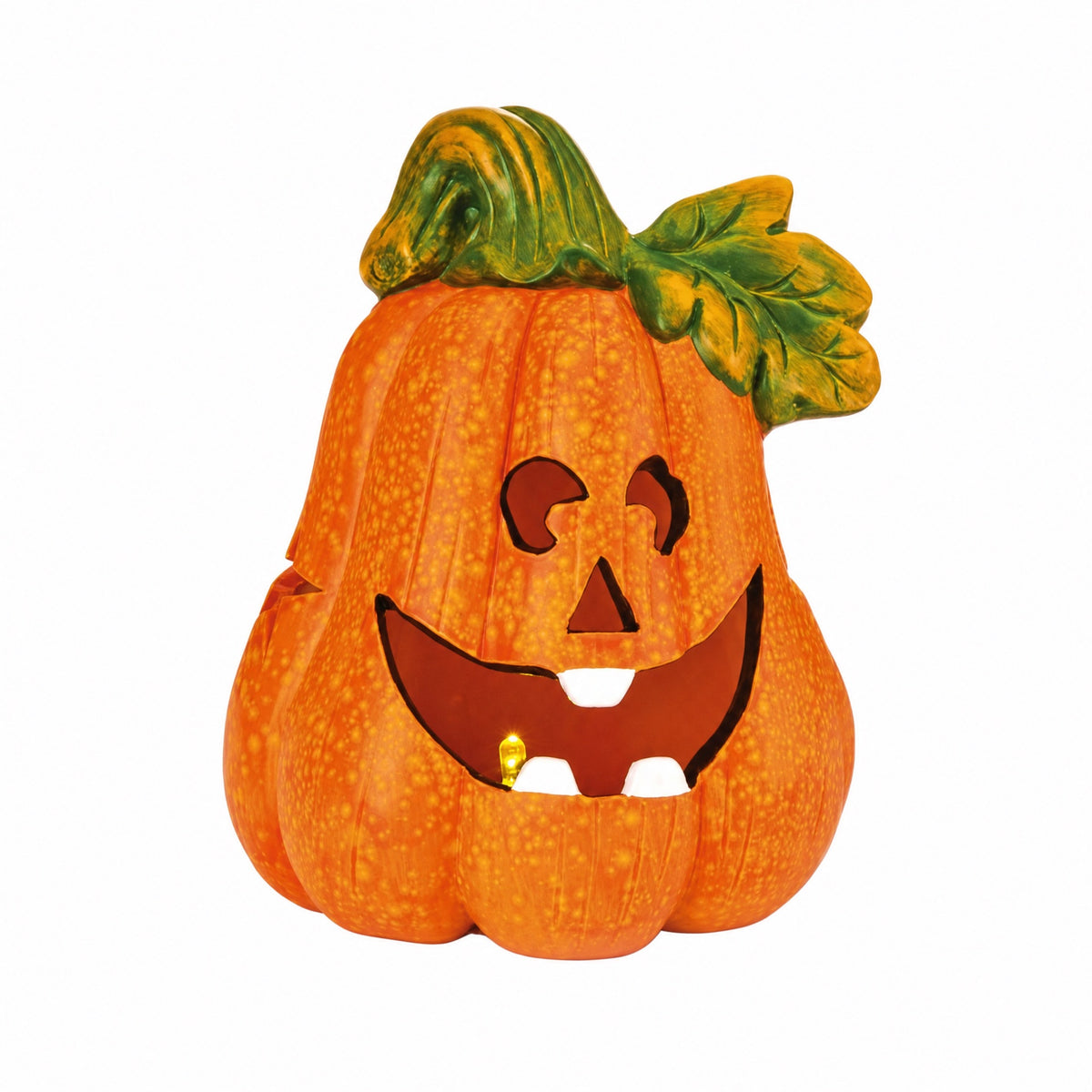 Pumpa med LED-ljus 14 cm