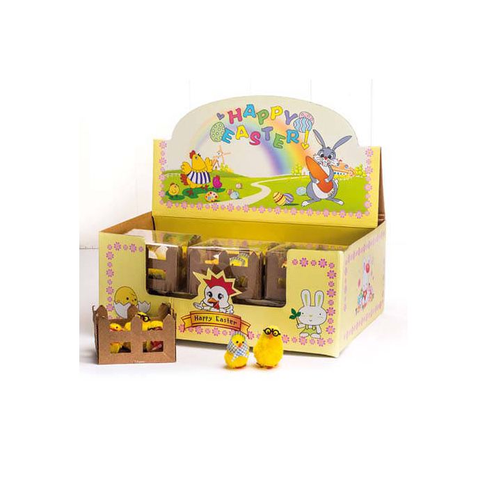 Chenille kyllinger med pynt