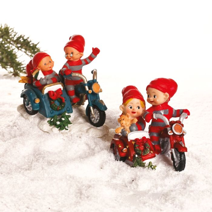 Babynisse på motorcykel