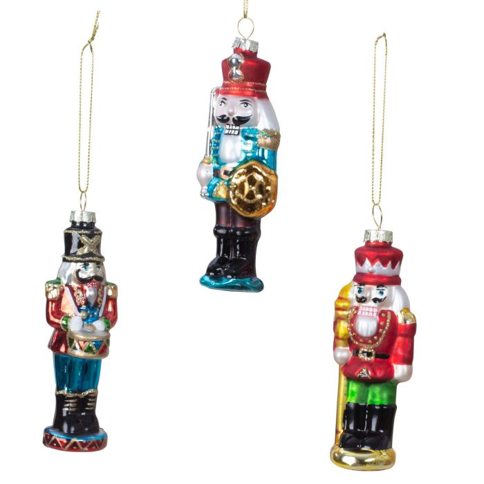 Julekugler Nøddeknækkeren Soldater 3-pak