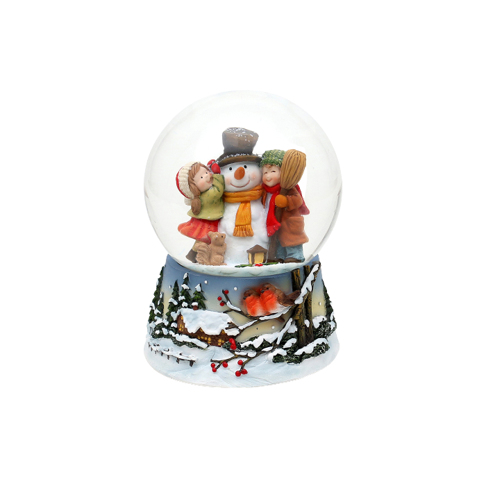 Snekugle Snemand med børn