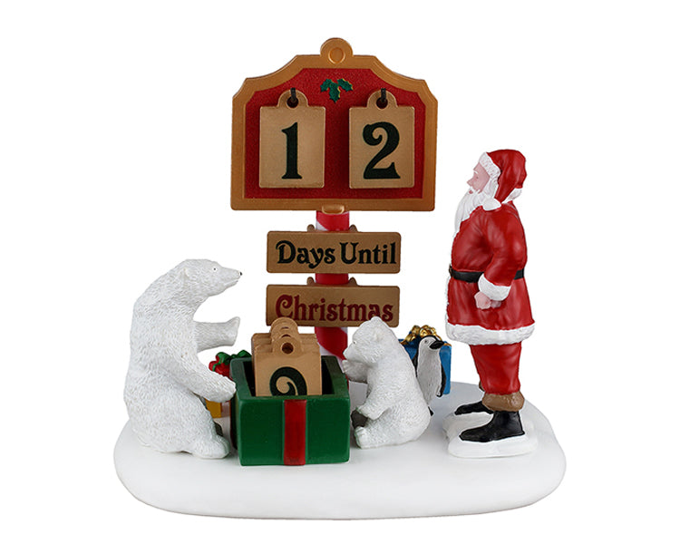North Pole Countdown fra Lemax som julekalender eller til juleby