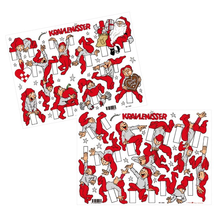 Bramming kravlenisser røde & grå