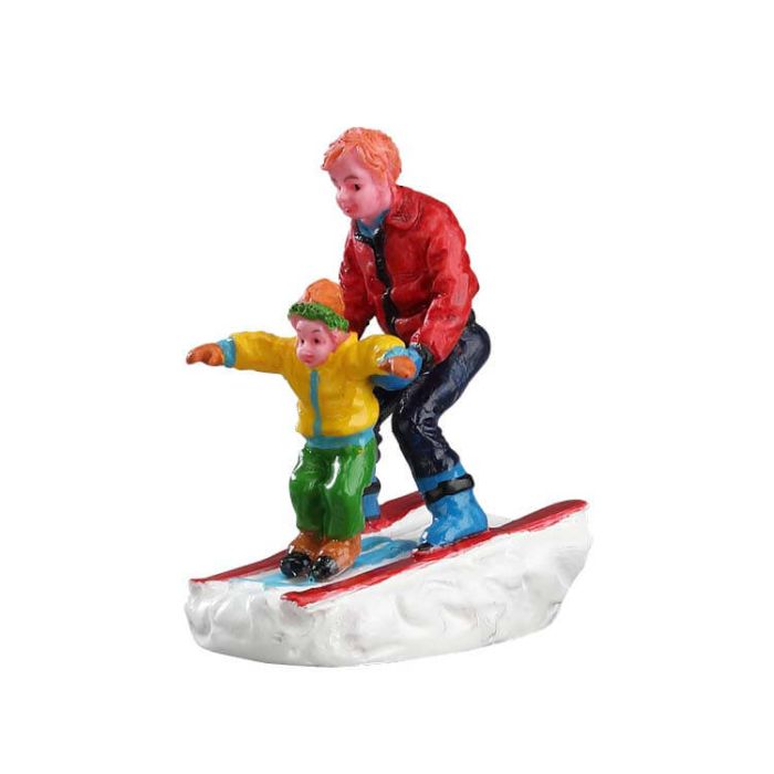 Father & Son Skiing