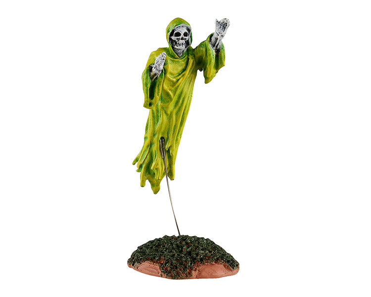 Flying Spectre skelet figur til Halloween fra Lemax Spooky Town