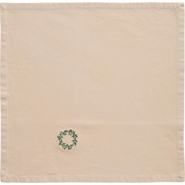 Stofserviet Tradition med julekrans