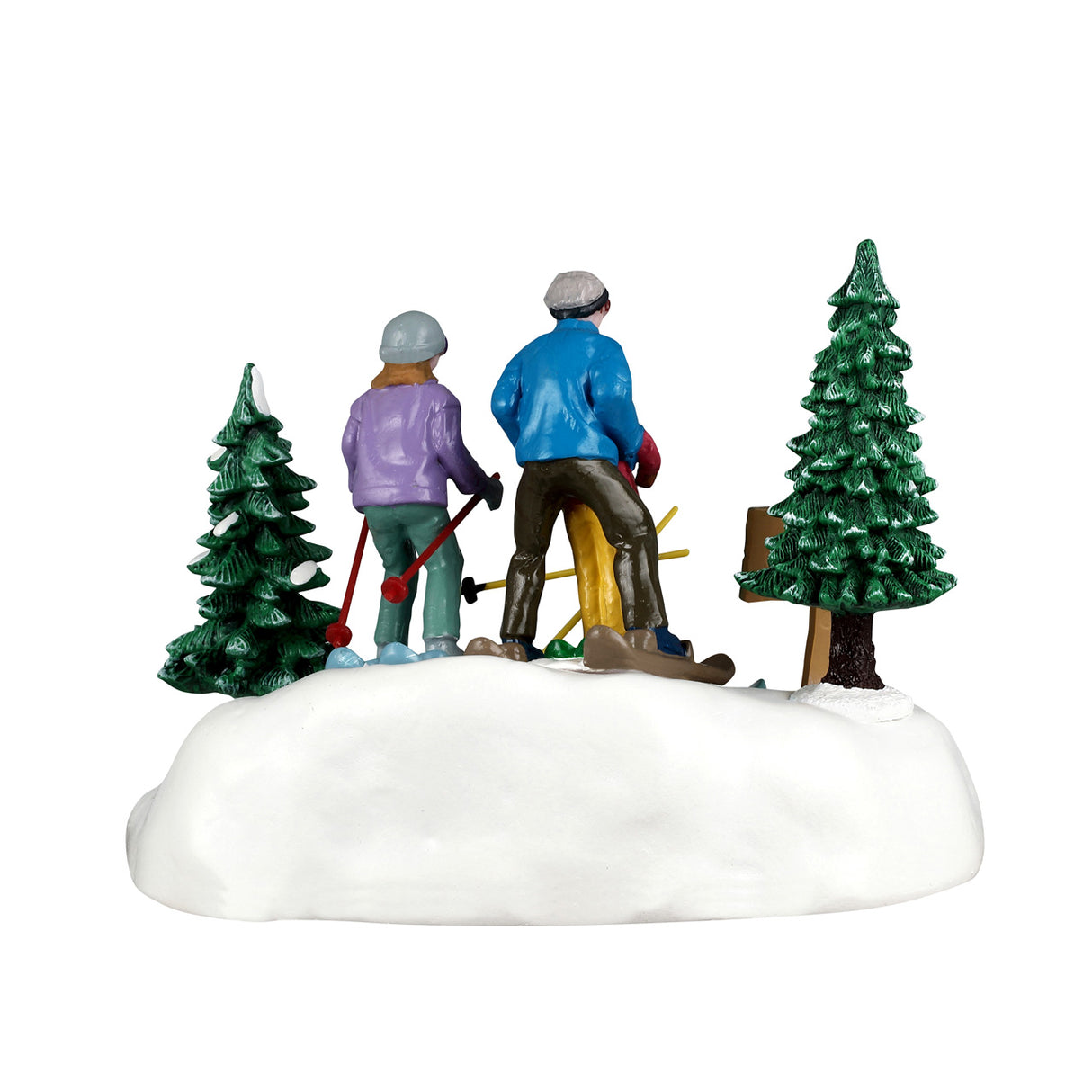 Family Ski Day fra Lemax set bagfra