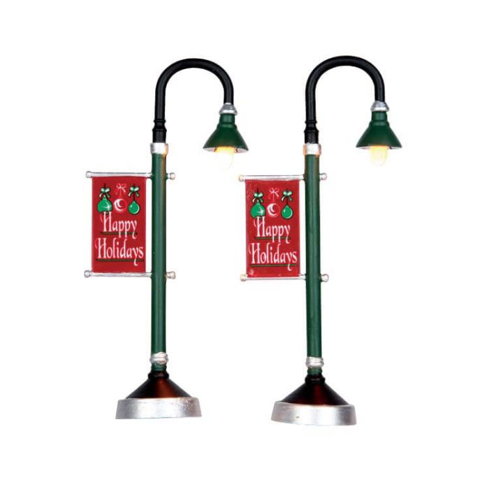 Municipal Street Lamps, Set Of 2